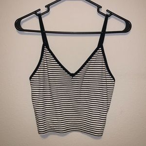 Forever 21 Striped Crop Top